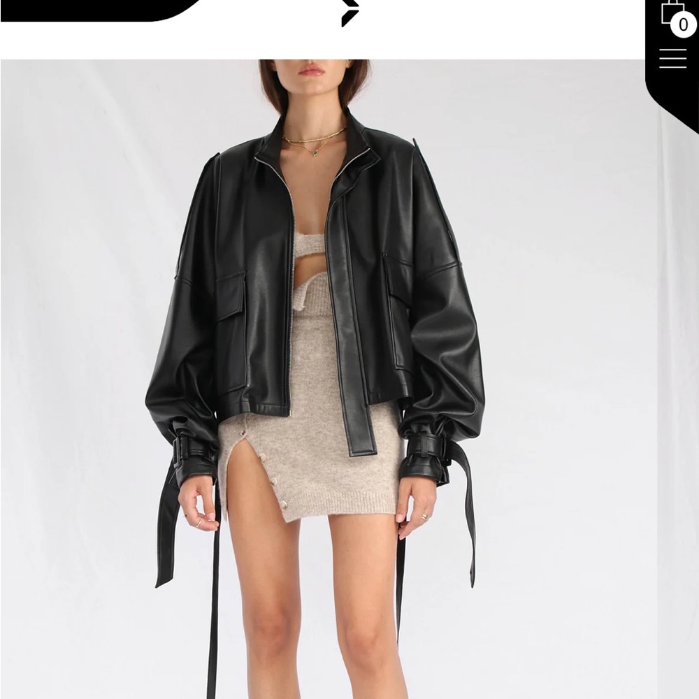 RUVE Clive Black Leather Jacket